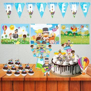 Imagem de Kit Festa Decoração Aniversário Mundo Bita infantil mesversario com ca