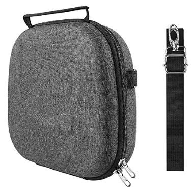 Imagem de Geekria Capa protetora de fone de ouvido para jogos para fones de ouvido sobre-auriculares, bolsa rígida de substituição para transporte de viagem com armazenamento de cabos, compatível com