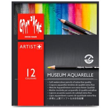 Imagem de Estojo de Lápis Museum Aquarelável Caran D'Ache com 12 cores - 3510 - 