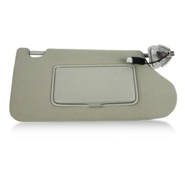 Imagem de Visor solar do lado direito do passageiro compatível com Nissan Maxima 2016-2021 Sunvisor de substituição 96401-9DEOA (cinza)