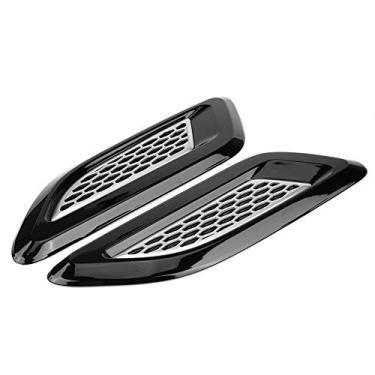 Imagem de Hood Air Fit for Vent Wing Trim Aparência Anti Brilhante Design Autoadesivo para Faixa de Faixa para Proprietários de Rover Evoque (Amarelo e laranja)