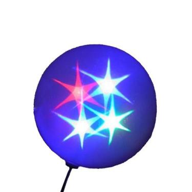 Imagem de Bola De Natal Com Led RGB Pisca Pisca Enfeite Media - Shopmix