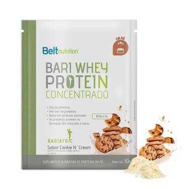 Imagem de Belt Bari Whey Protein Concentrado Sabor Cookies 30g Sachê - Belt Nutr