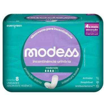 Imagem de Absorvente Modess Incontinência Moderada 8un