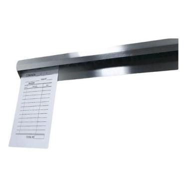 Imagem de Porta Comanda Em Inox 100cm Comandeira Delivery - Cozinca Inox