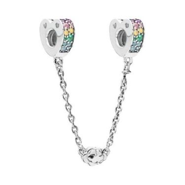 Imagem de Corrente de Prata 925 com Pingente Trevo - Para Pulseiras Pandora, A19