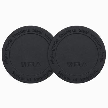 Imagem de Snowfall Protetor inferior de silicone para copos e canecas, serve para copos de fundo plano com um diâmetro inferior de 2,04" (52 mm), protetor inferior de borracha para Stanley, Owala, Yeti, Simple