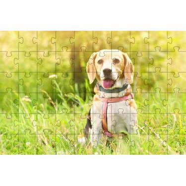 Imagem de 2 Quebra-Cabeças Inclusivos 60 peças Cães para Mentes Inteligentes - C