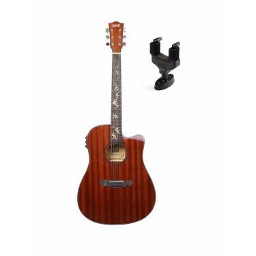 Imagem de Kit Violão Land Varnish Mahogany L-825B + Suporte De Parede