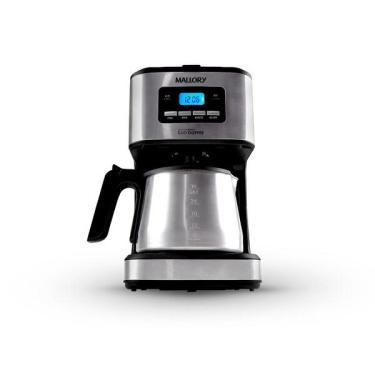 Imagem de Cafeteira Elétrica Mallory 1,5 Litros Easy Coffee Preto E Ino