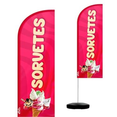 Imagem de Wind Banner Completo 2,10m Sorvetes