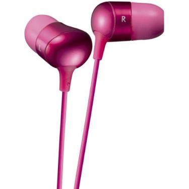 Imagem de JVC Fones de ouvido HA-FX35-P-E Marshmallow com efeito de alumínio escovado - rosa