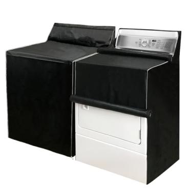 Imagem de MRPAPA Capas Para Lavadora E Secadora, Capas Para Máquina De Lavar, À Prova D'Água, À Prova De Poeira, Capa Protetora Para Secadora De Roupas, Design Com Zíper, Capas À Prova De Sol Para Lavadora E