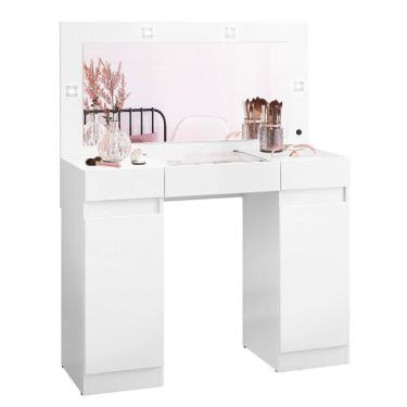 Imagem de Penteadeira Camarim Studio 2 Portas E 3 Gavetas Branco - Móveis Albatroz Branco