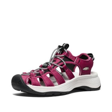 Imagem de KEEN Sandália feminina Astoria West fechada, Beaujolais/Star White, 40