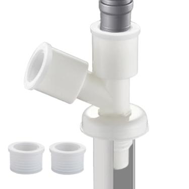 Imagem de Adaptador de de piso | Conector divisor de mangueira de drenagem para máquina de lavar - Divisor de substituição de tubulação de tubo de encanamento para lavatório doméstico lavatório de