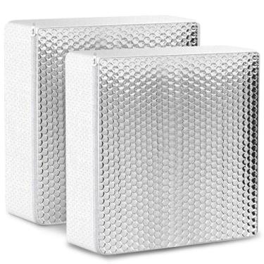 Imagem de Toldear Pacote Com 2 Isoladores De Ventilação Para Rv E Cobertura Claraboia 14" X 3" Camada Proteção Uv Que Reduz A Transferência Calor Aumenta Eficiência Do Ar Condicionado. Acessórios Interna Trai