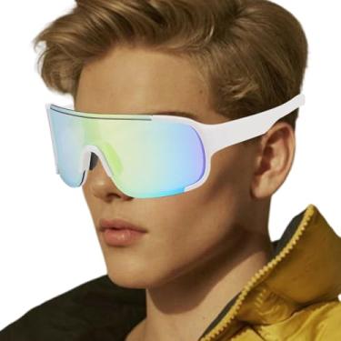 Imagem de Óculos de equitação para homens | Óculos para equitação de quadriciclo adulto – Óculos de sol com bloqueio de UV, proteção de proteção, óculos de sol para ciclismo, construção, corrida ao ar livre