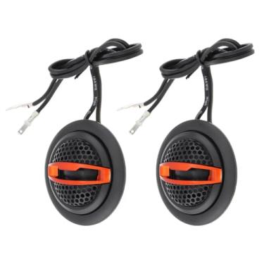 Imagem de DriSentri Tweeters de carro, 2 peças de alto-falantes mini Dome Tweeter de alta eficiência de 150 W estéreo universal para sistema de áudio de carro