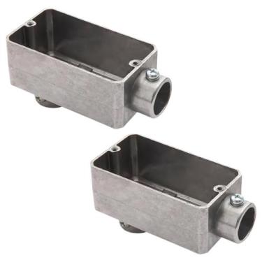 Imagem de 2 Condulete 3/4 Tipo Lb Alumínio S/rosca S/placa Sieg