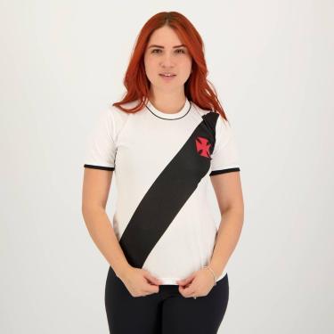 Imagem de Camisa Vasco Caravel Feminina Branca