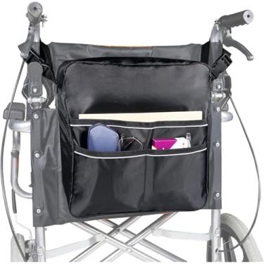 Imagem de Bolsa Para Cadeira De Rodas, Bolsa Para Andador Grande Acessório Para Pendurar Nas Costas Para Andador, Cadeira De Rodas, Andarilho - Adultos