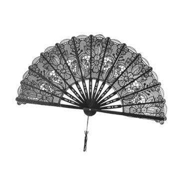 Imagem de Hailong Ming Leque de Mão Dobrável, Leque Versátil para Acessórios de Dança, para Apresentações, Chá de Panela
