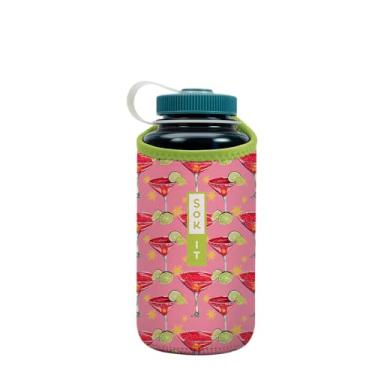 Imagem de Sok It Botl Sok Capa de neoprene isolada para garrafa de água (limão após limão, serve para 946 ml de Nalgene)