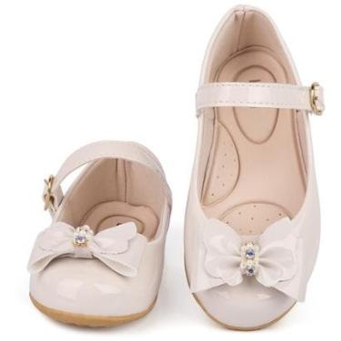 Imagem de Sapatilha Infantil Feminina Menina laço Borboleta e Pérolas 1011-Feminino
