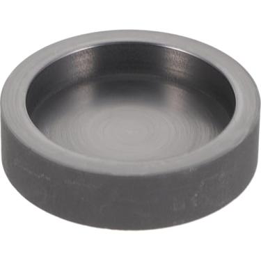 Imagem de Tofficu Molde de cadinho de grafite de alta pureza para fundição de metal, 4 x 4 x 0,51 cm, molde de lingote de grafite para forno de fundição, fabricação de joias, refino de metal, preto