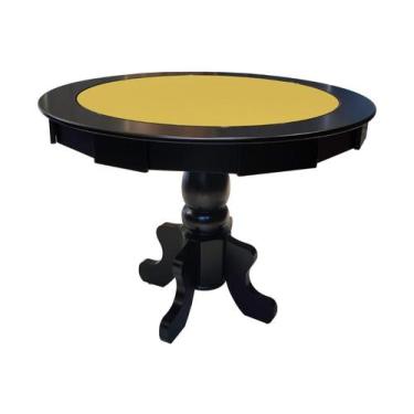 Imagem de Mesa de Carteado com Gavetas e Porta copos - 1,09x0,80 - Com xadrez - 