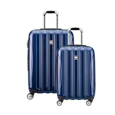 Imagem de Delsey Mala Helium Aero Rígida Expansível com Rodas Giratórias, Cobalto azul, 2-Piece Set (21/25), Mala Helium Aero Hardside expansível com rodas giratórias