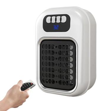 Imagem de Rrlihjgu Aquecedor Elétrico De Ambiente - Ventilador Aquecedor Portátil De Parede - Unidade De Aquecimento Silenciosa Com Proteção Contra Superaquecimento Para Escritório Quarto Casa