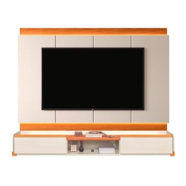 Imagem de Rack Bancada com Painel para Tv de até 70” em MDF com Led Hile