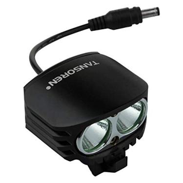 Imagem de TANSOREN Luz de bicicleta, luzes LED de 4000 lúmens para passeios noturnos, farol de bicicleta recarregável, luz de bicicleta à prova d'água