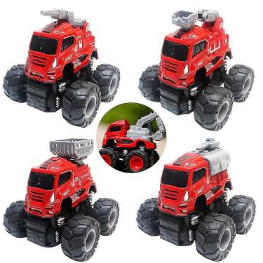 Imagem de Crianças brinquedos caminhão de bombeiros carros de brinquedo para men