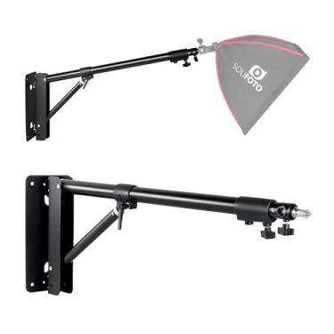 Imagem de SOU FOTO Suporte de Parede Triângulo Reforçado 137cm SPS-001 para Estúdio Fotográfico Softbox Flash Tocha