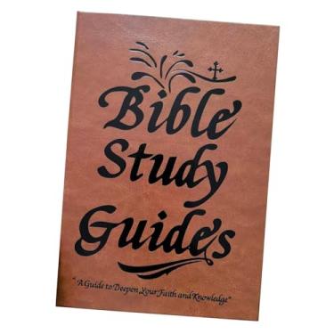 Imagem de oshhni Guia de Estudo Bíblico de 66 Páginas - Presente Cristão Fortalece a Crença - Oração Devocional Diária - Livro de Aprendizagem