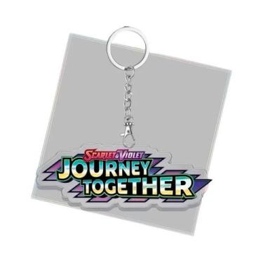 Imagem de Chaveiro Acrílico Com Logo Do Pokémon Scarlet E Violet, Pingente De Ca