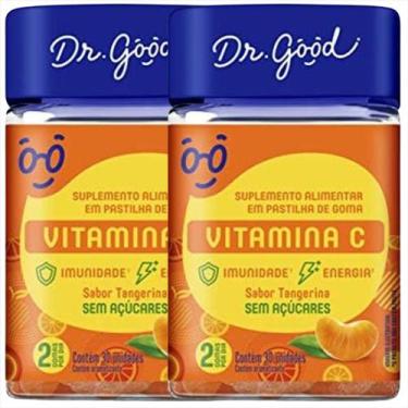 Imagem de Vitamina C Tangerina c/60 Gomas Imunidade Dr Good Fini