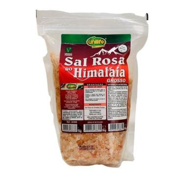 Imagem de Sal Rosa Do Himalaia Grosso 1Kg - Unilife, Rosa, Rosa, 1kg, Sal, Rosa