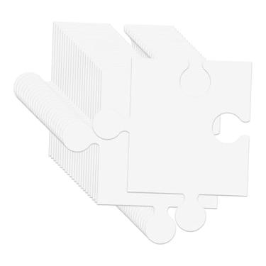 Imagem de KiBcsLic 24 Quebra-cabeças em branco de papelão, modelos para crianças e adultos, acessórios multifuncionais para quebra-cabeças artesanais, 30,5 cm x 28 cm.