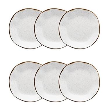 Imagem de Conjunto com 6 Pratos Fundos, Oxford, 22,5cm Ryo Maresia