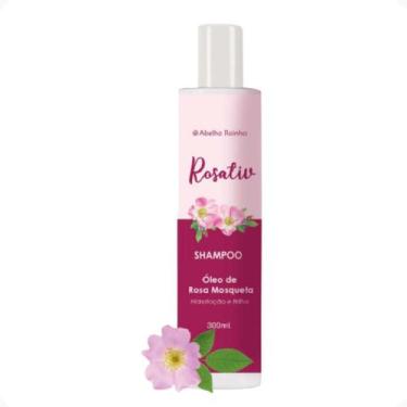 Imagem de Shampoo Com Óleo De Rosa Mosqueta Hidratação E Brilho 300Ml Rosativ Ab