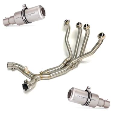 Imagem de Escapamento Para Z1000 Ponteira Dupla Full Inox Completo (Inox)