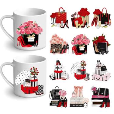 Imagem de F02C18K01 UV DTF Cup Wraps Inverno UV DTF Transferência Adesivo Impermeável para Copos de Vidro, Mobiliário, Artesanato DIY, Adesivos de Transferência para DIY Garrafa de Água Laptop Decalque Madeira