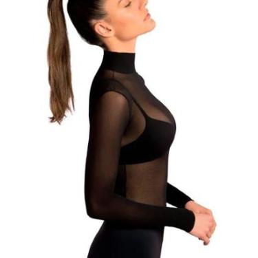 Imagem de Segunda pele fio 40 Gola Alta Manga Longa Loba Lupo-Feminino