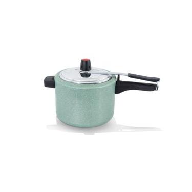 Imagem de Panela de Pressão Brinox Antiaderente Ceramic Life Vapt 4,5 Litros 20 cm Verde Verde