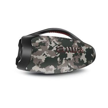 Imagem de Caixa de Som Boombox Plus AIWA BBS-01-BG 200W Bluetooth 30H IP66 USB Cinza Bivolt