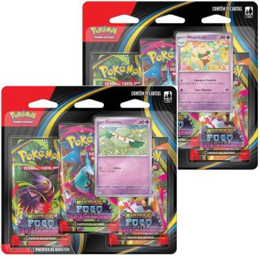 Imagem de Kit Blister Triplo Me02 Fogo Fantasmagórico 38 Cartas Em Português Whi